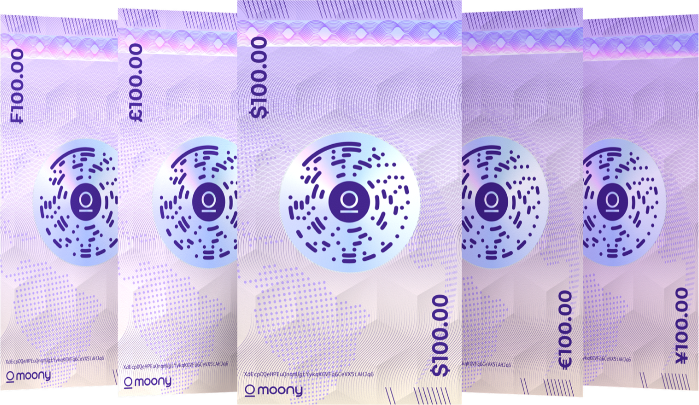 Moony notes denominated in dollars, euros and more