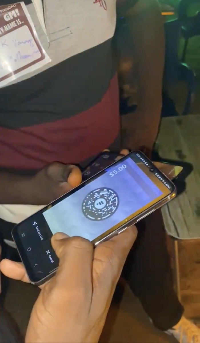 Sent $5.00